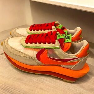 Nike x Sacai Clot LD Waffle "Kiss of Death" DH1347-100 Size 4